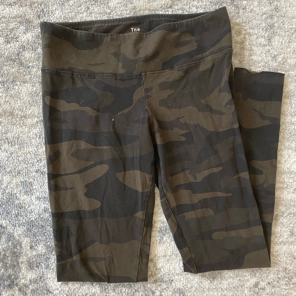 TNA camo leggings from Aritzia